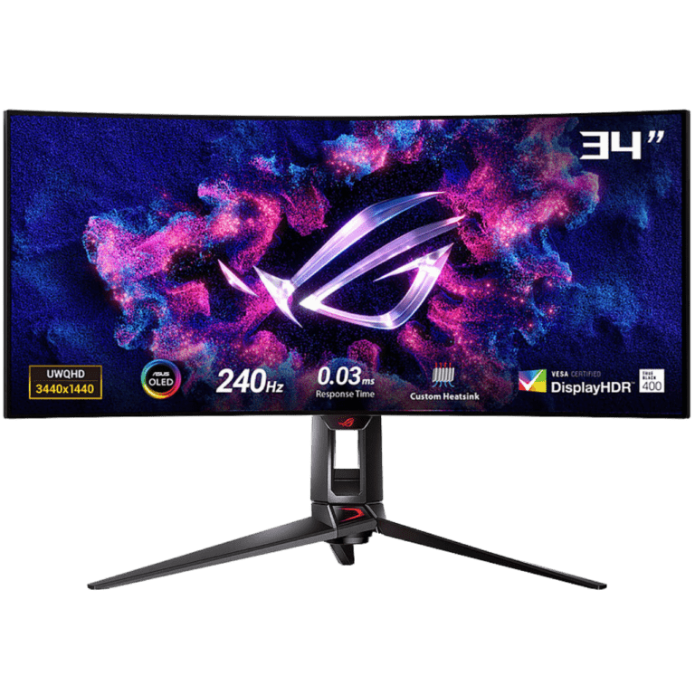 شاشة Asus ROG Swift OLED PG34WCDM في المغرب